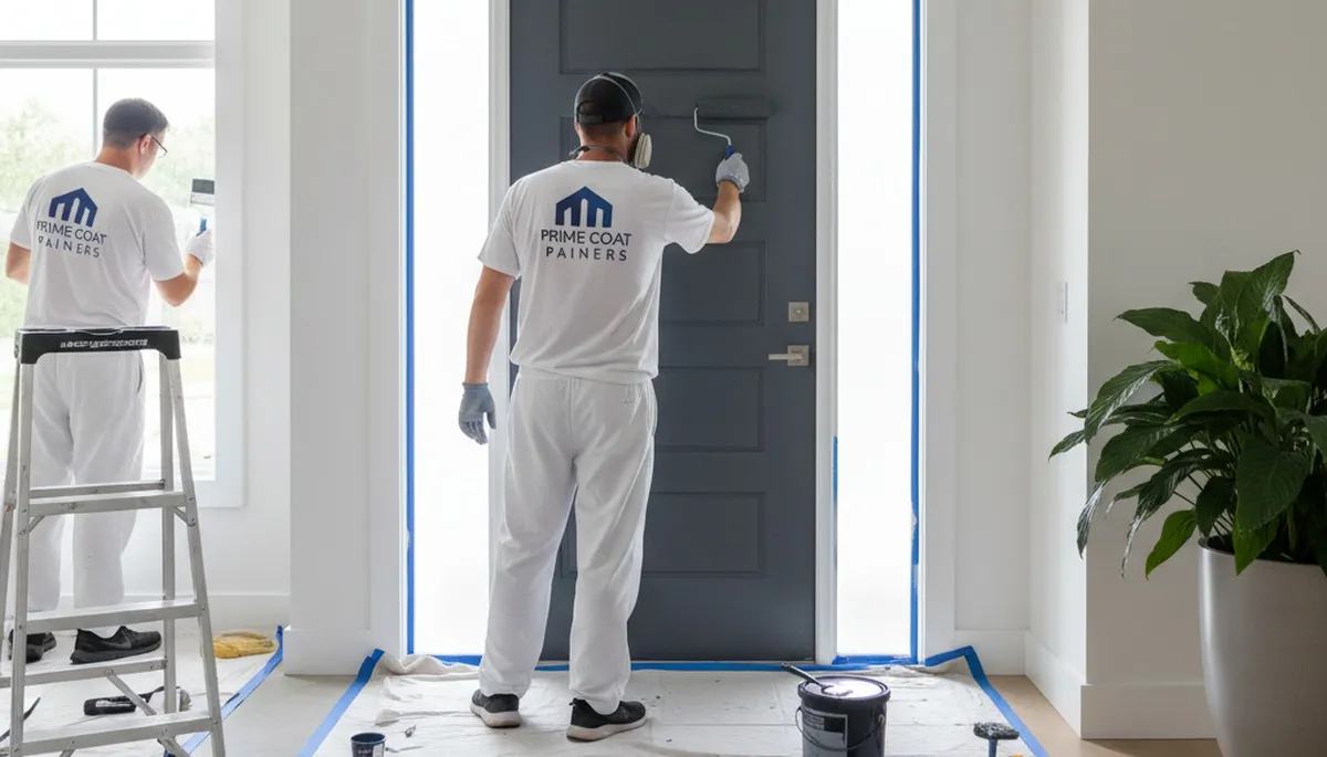 Professional door painting and refinishing by expert painters in Redmond, WA