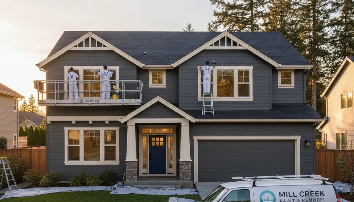 Professional house painting service in Redmond, WA by paintersredmondwa.com