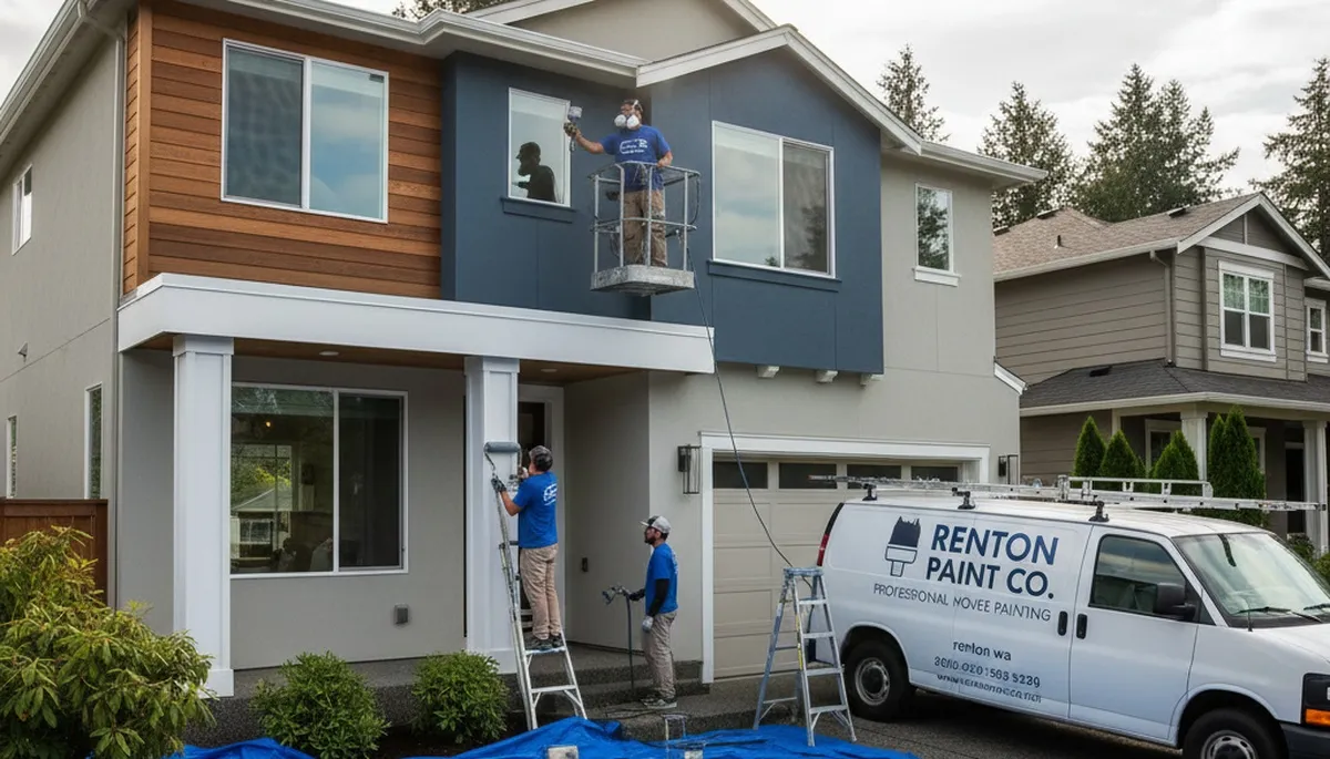 House painters in Redmond, WA providing professional residential painting services
